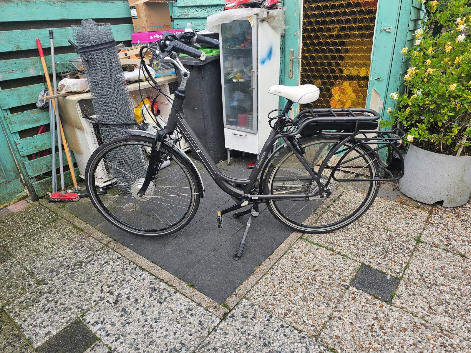 Electrische fiets sparta amazone met goed accu en oplader, Ophalen, Gebruikt