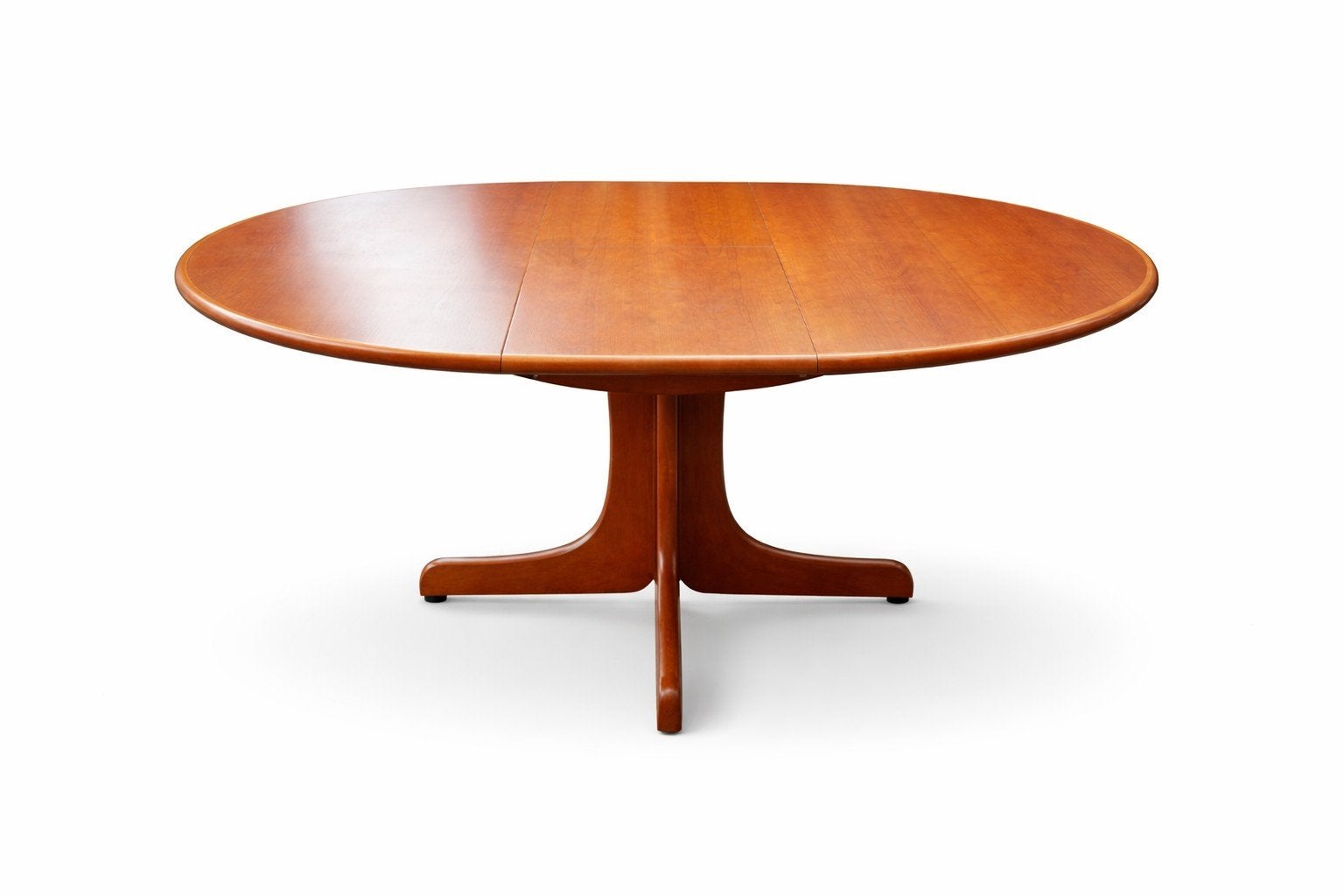 Vintage ronde tot ovale uitschuifbare eettafel, Ophalen