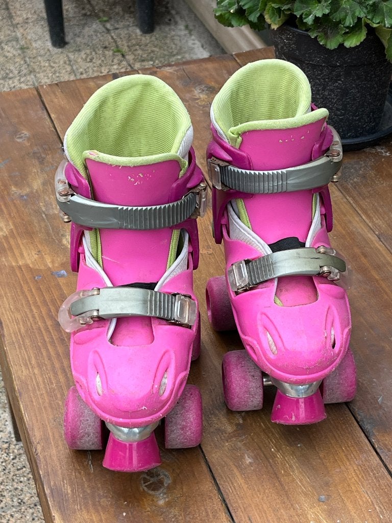 Rolschaatsen, Kinderen en Baby's, Speelgoed | Buiten | Rolschaatsen, Ophalen, Verstelbaar, Gebruikt