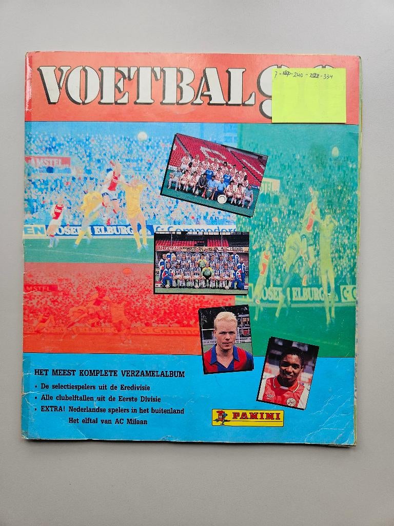 Panini Voetbal 1990 - 3 missende plaatjes, Verzamelen, Sportartikelen en Voetbal, Ophalen of Verzenden, Zo goed als nieuw, Ajax