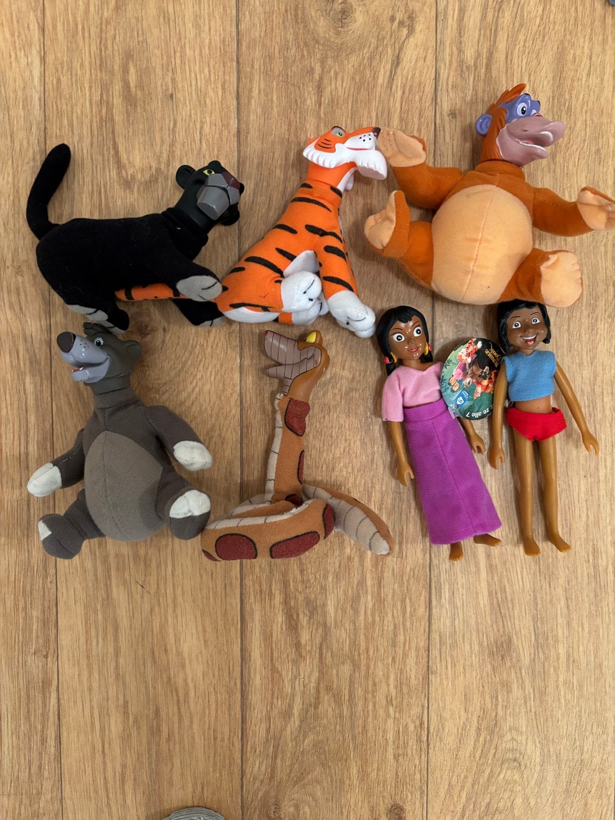 Jungle Boek Knuffels Poppen Set Albert Heijn Disney Figuren, Verzamelen, Disney, Ophalen of Verzenden, Leeuwenkoning of Jungle Boek