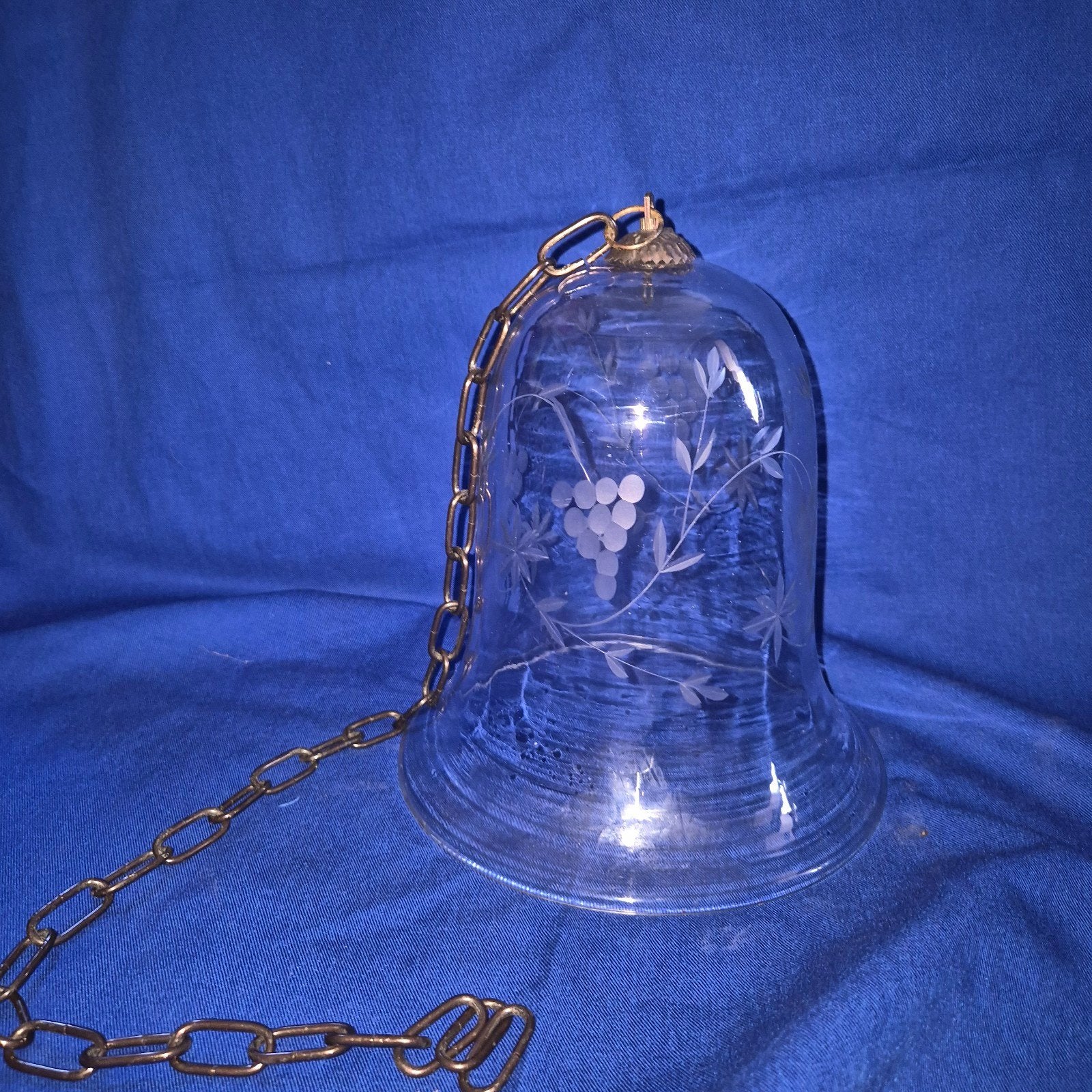 Zeer mooie oude grote Kerstklok met geslepen glas., Diversen, Ophalen of Verzenden, Zo goed als nieuw