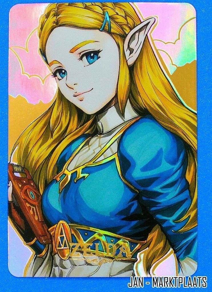 The Legend of Zelda Princess Zelda Holo Foil Card #1, Verzenden, Kuifje, Nieuw, Beeldje of Figuurtje