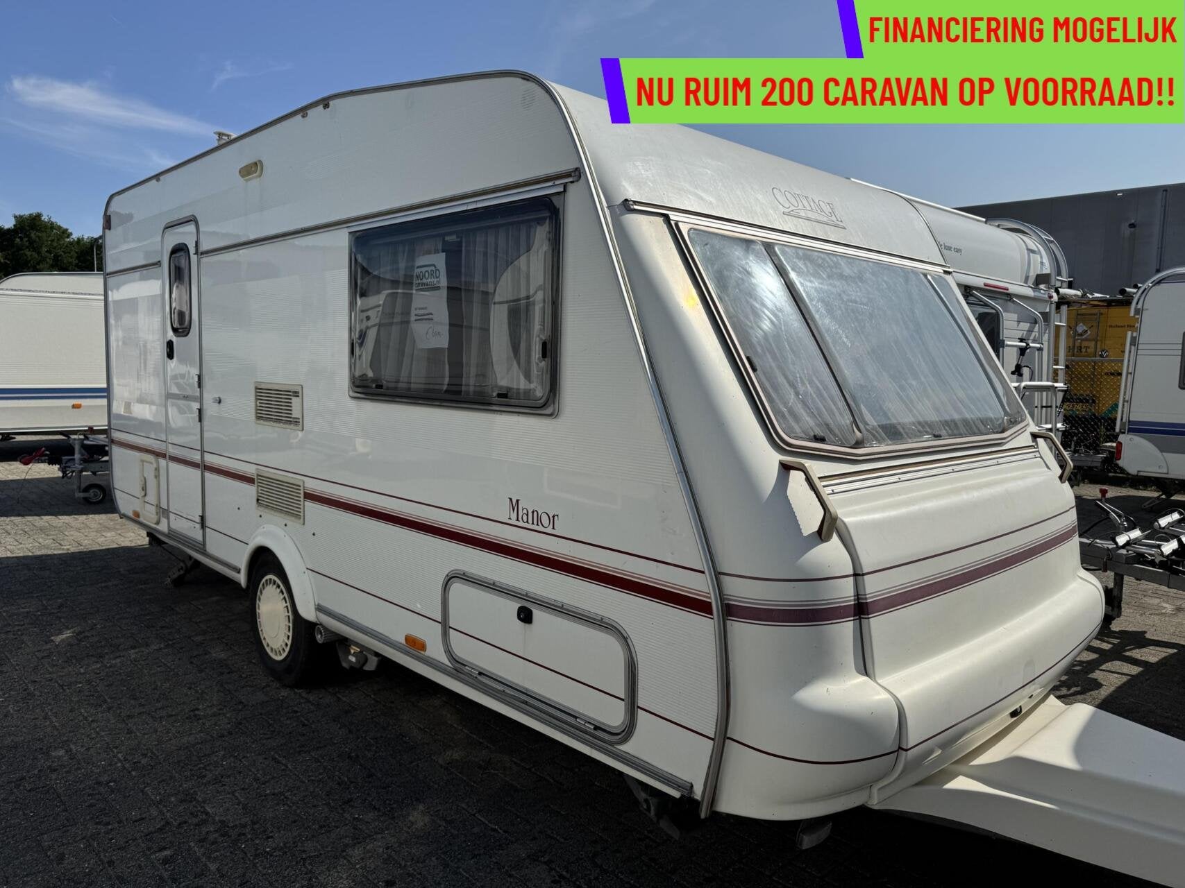 AVENTO COTTAGE MANOR,DOUCHE, TOILET, DWARSBED, VOORTENT, Caravans en Kamperen, Bedrijf, 750 - 1000 kg, Mover, 6 tot 7 meter