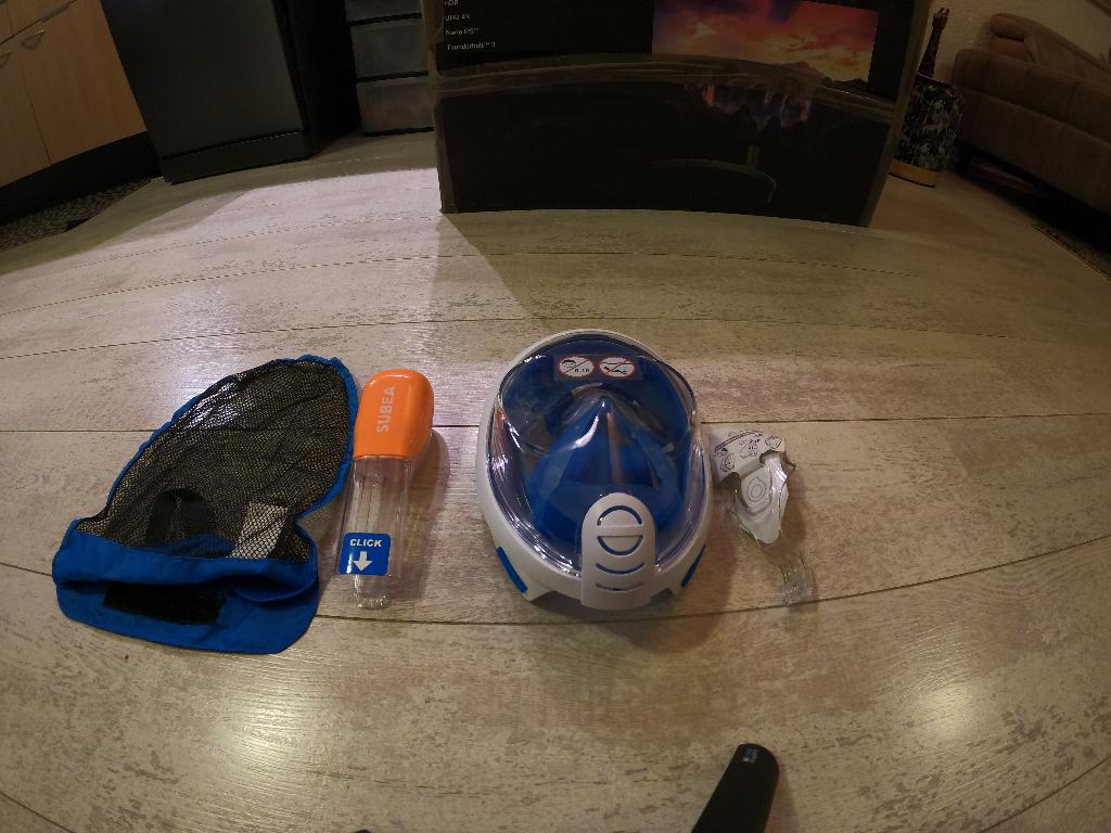 Snorkel masker met gopro bevestiging, Ophalen of Verzenden, Snorkelset