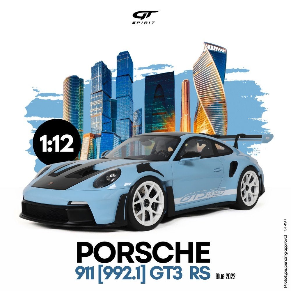 1:12 Gt Spirit 911 (992.1) GT3 RS Weissach Package 1:12 Nieu, Hobby en Vrije tijd, Modelauto's | 1:5 tot 1:12, Ophalen of Verzenden
