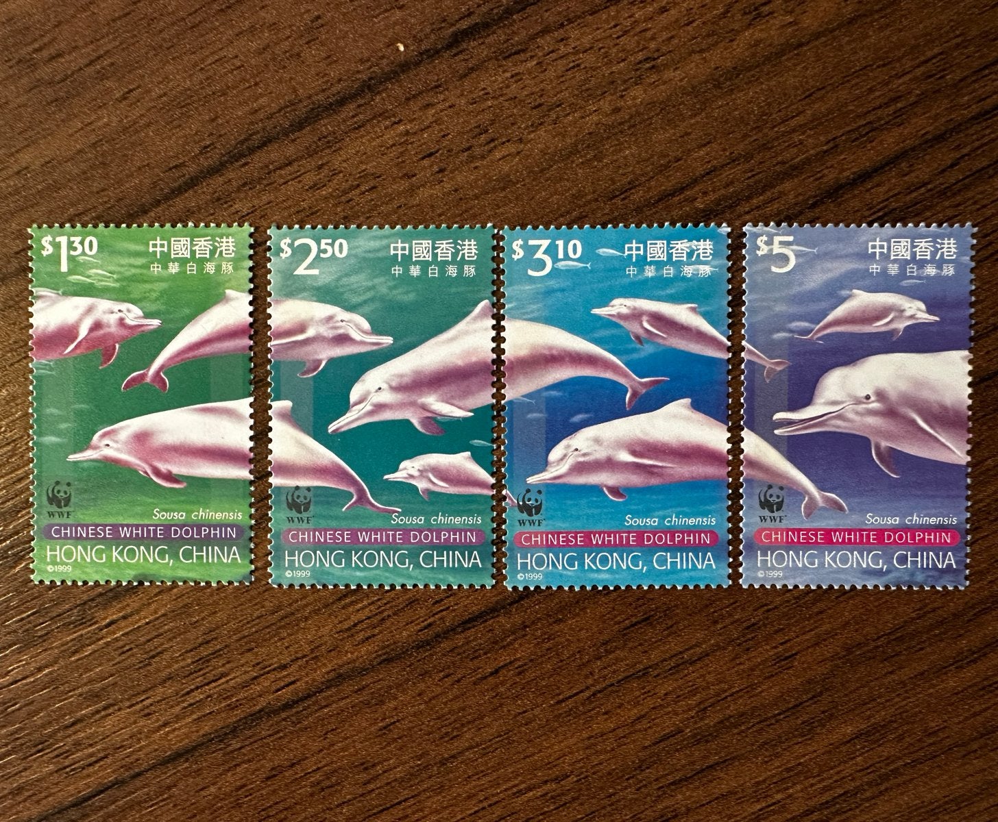 Hong Kong 1999 WWF Dolfijnen Postfris Postzegels, Ophalen of Verzenden, Postfris