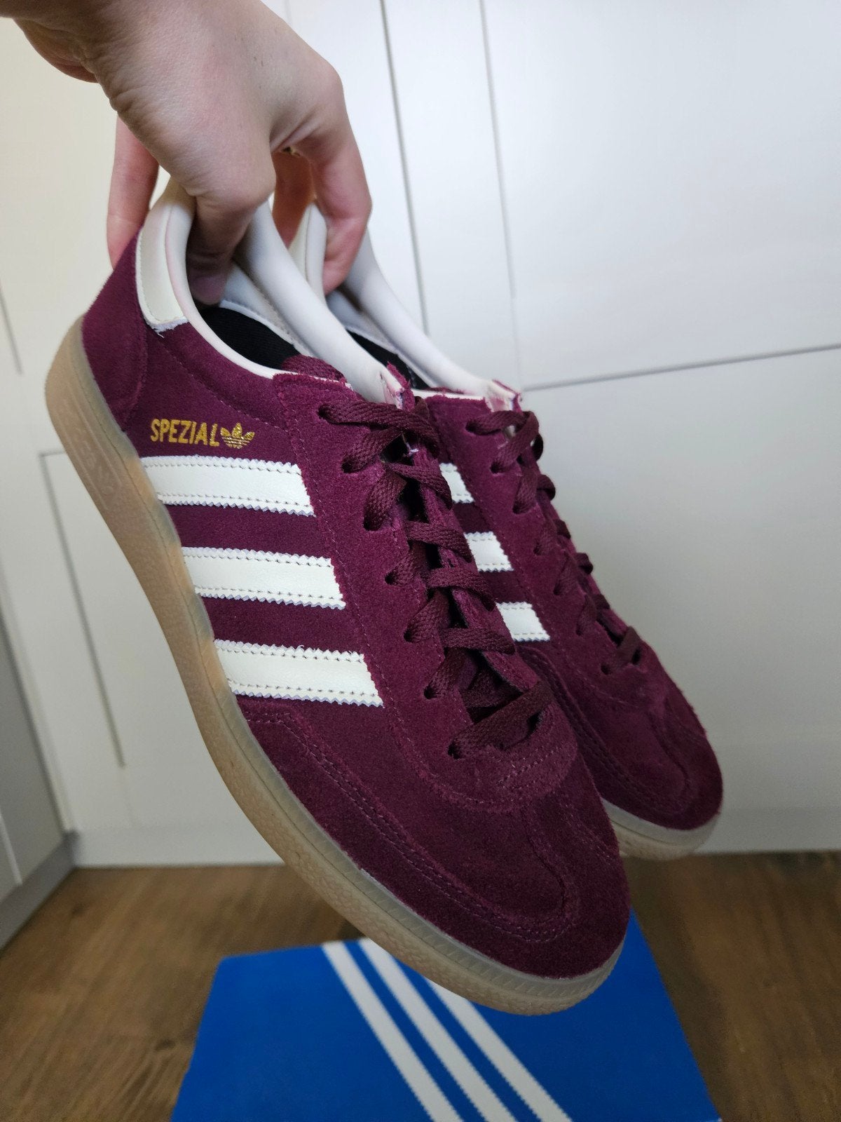 Adidas Spezial sneakers bordeauxrood maat 40, Adidas, Ophalen of Verzenden, Rood, Sneakers of Gympen