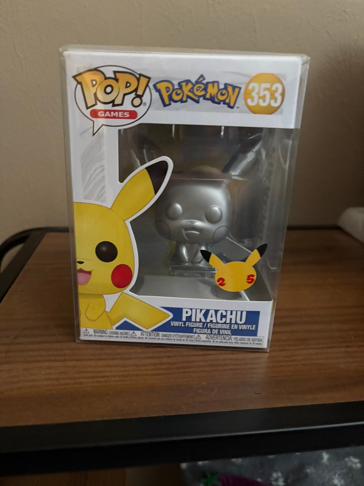 Funko Pop Pikachu 25th anniversary zilver 353, Ophalen of Verzenden, Nieuw