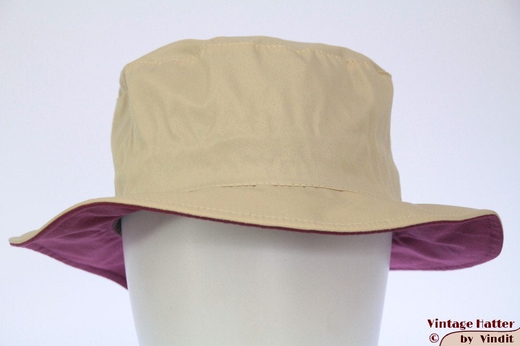 buckethat Dames regenhoed Hawkins beige 53-57 en 54-58 nieuw, Hoed, Hawkins, Nieuw, One size fits all