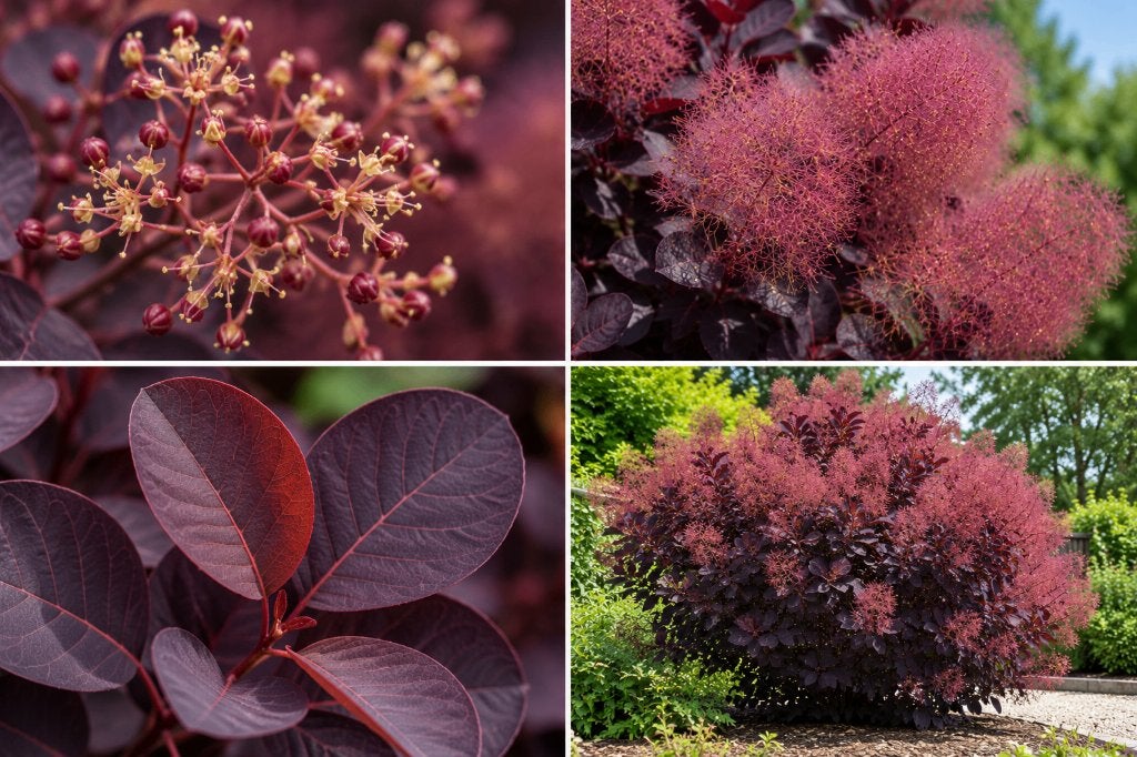 Partij 10 Pruikenboom Royal Purple 60-80 cm €125, Ophalen of Verzenden, Overige soorten, Struik, Minder dan 100 cm