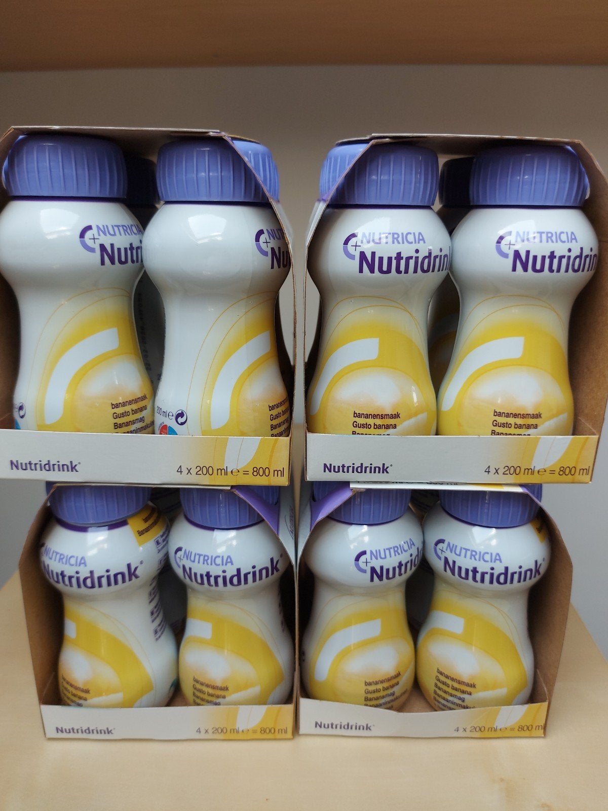 Nutricia nutridrink bananen smaak 16 x 200 ml, Ophalen of Verzenden, Nieuw, Poeder of Drank