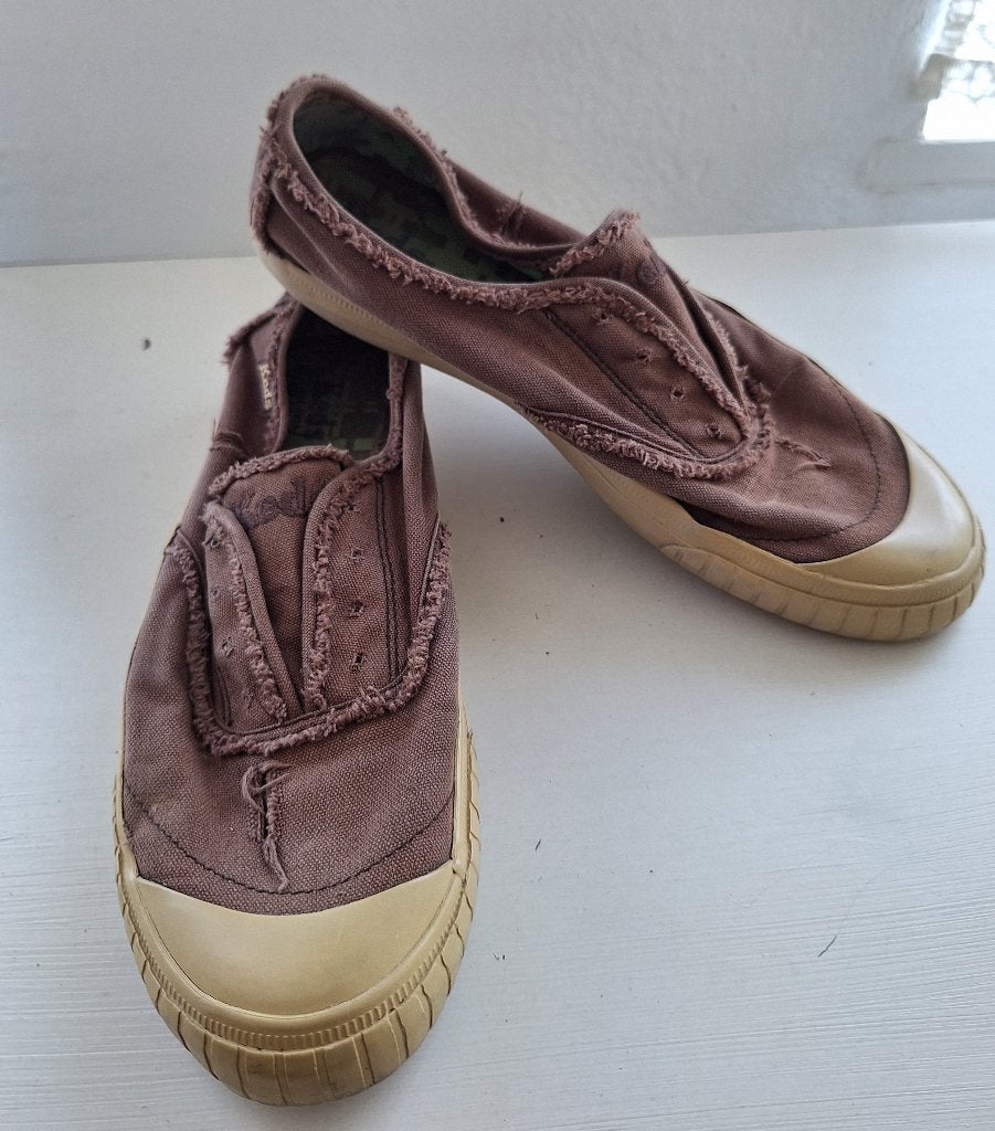 Keds vintage (2002) bruine slip on instappers, maat 40, Keds, Bruin, Instappers, Ophalen of Verzenden