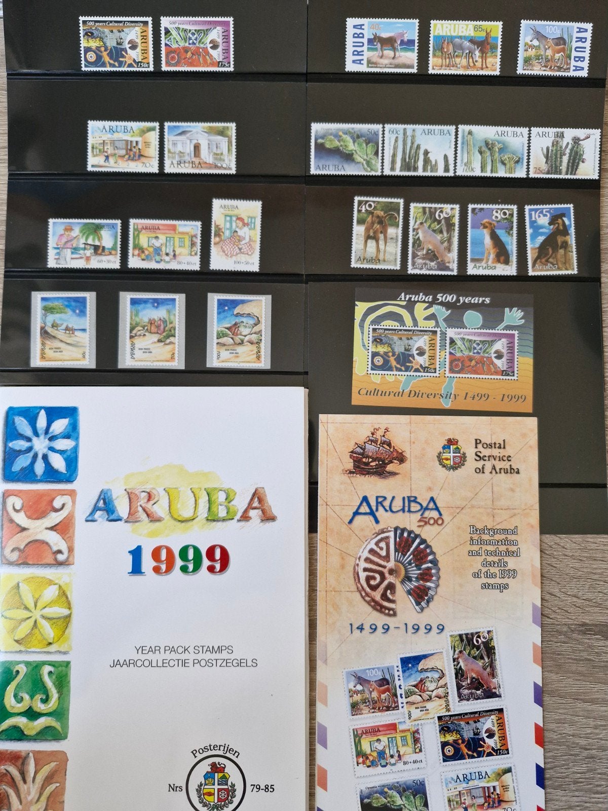 Aruba Jaarset 1999 - Postfrisse Postzegels, Ophalen of Verzenden, Postfris