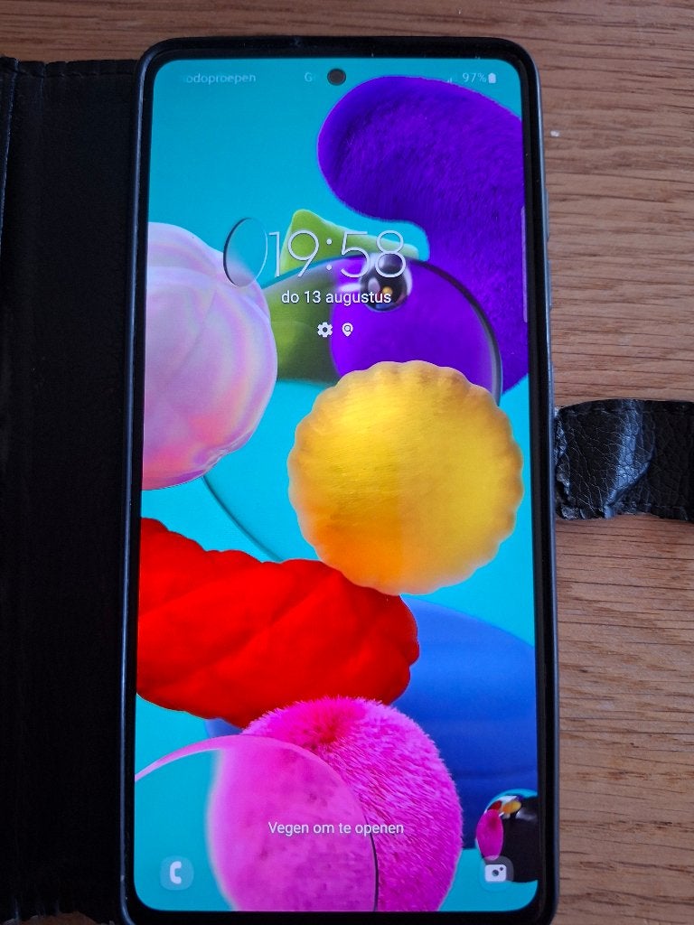 Samsung Galaxy A51 met oplaadkabel - Gebruikt, Ophalen, Gebruikt, Zwart, Touchscreen