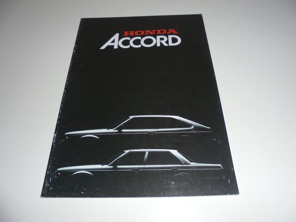 brochure Honda Accord  1982, Ophalen of Verzenden, Gelezen, Honda