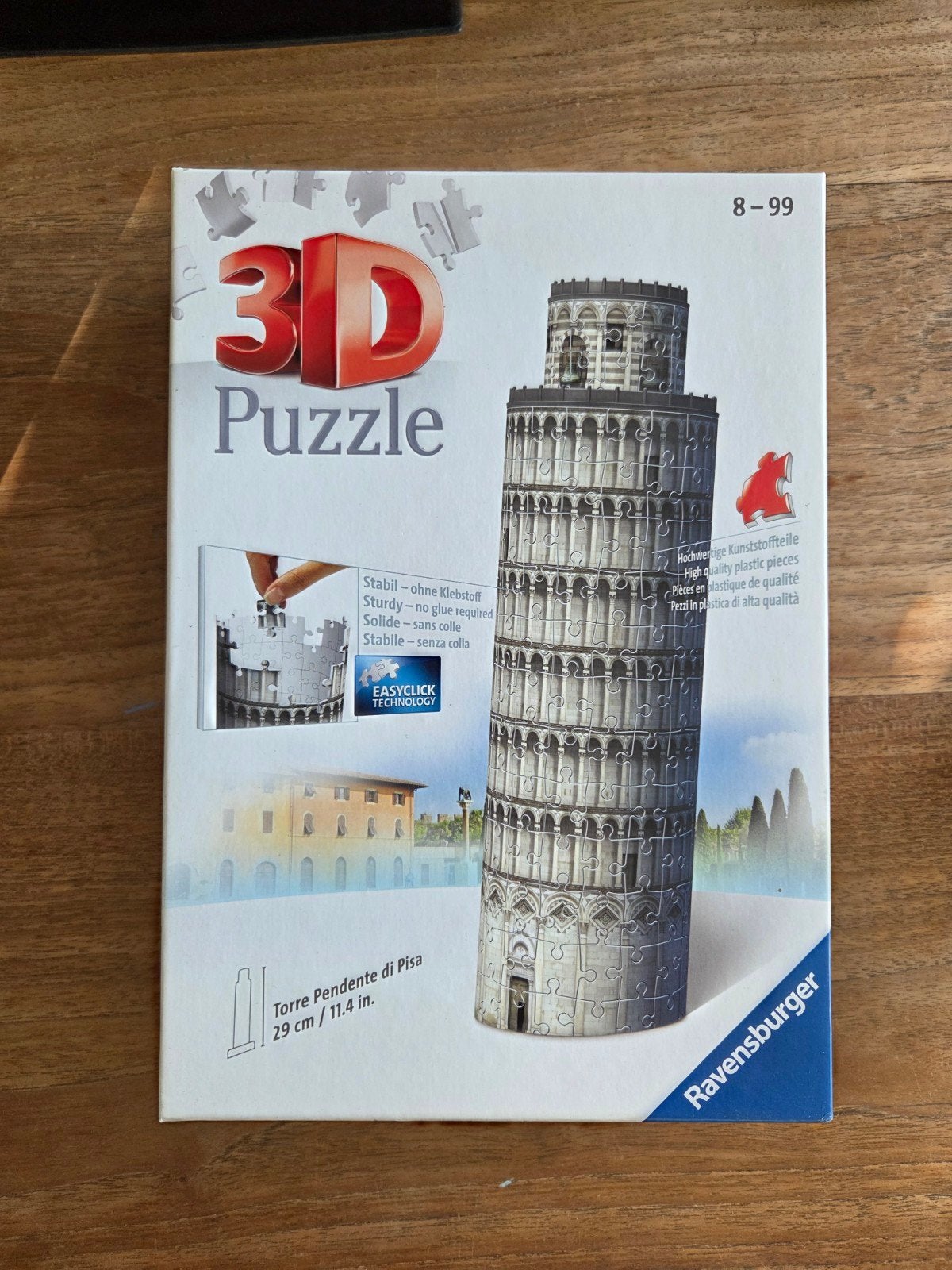 3D Puzzel Toren van Pisa - Compleet en in goede staat, Ophalen of Verzenden, Minder dan 500 stukjes, Zo goed als nieuw, Rubik's of 3D-puzzel