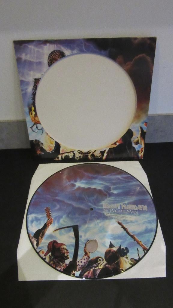 Iron Maiden – The Wicker Man (Picture Disc 12"), Ophalen of Verzenden, Zo goed als nieuw