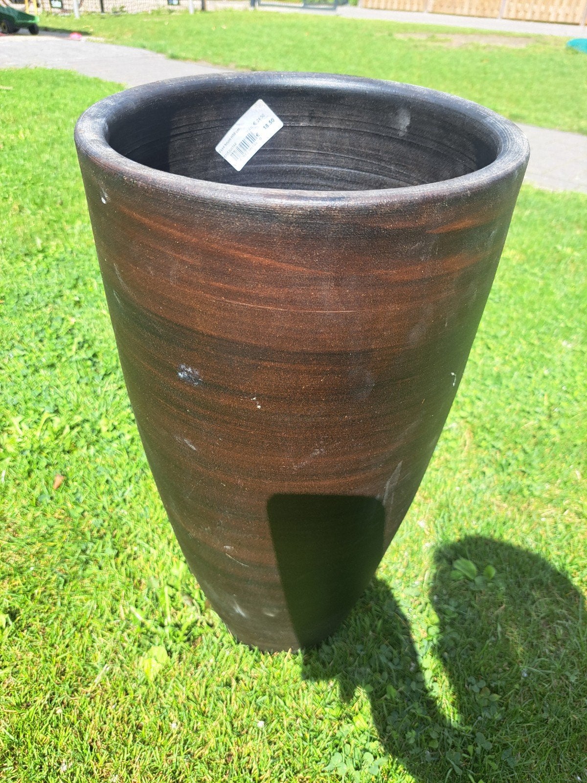Nieuwe bruine vaas - 50 cm hoog, Ophalen, Nieuw, Bruin