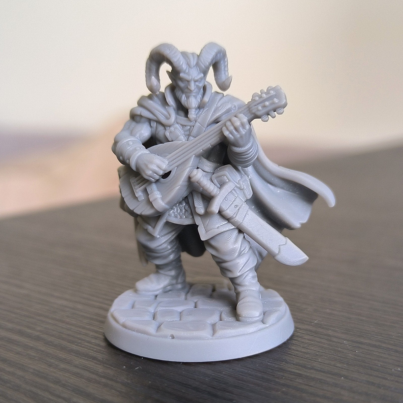 Tiefling bard Miniature D&D HQ dungeon's and dragons, Ophalen of Verzenden, Overige soorten