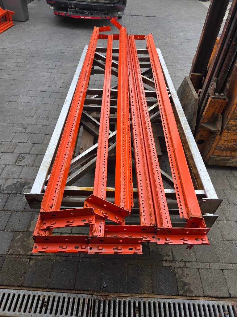 Mecalux palletstelling (Compleet: 8,30m lang x 2,20m hx 90cm, Ophalen, Gebruikt