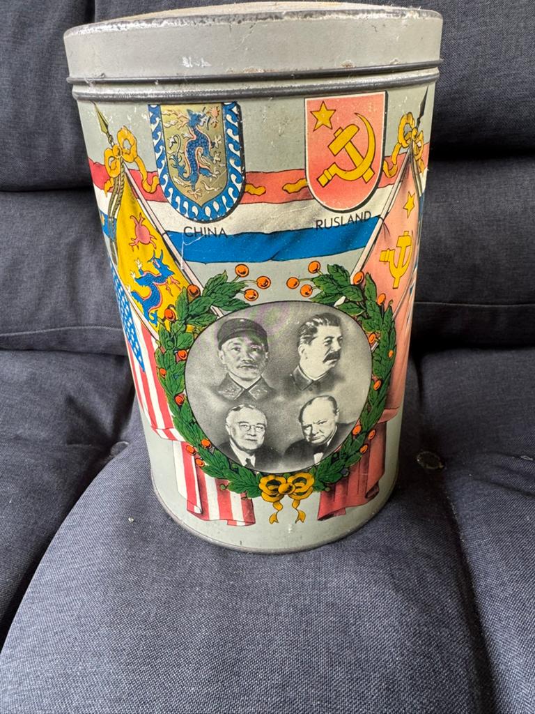 Voorraadblik, Verzamelen, Blikken, Ophalen of Verzenden, Zo goed als nieuw, Overige
