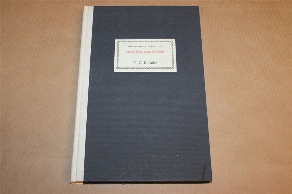Over Van de Koele Meren des Doods — Rumke, Essay 1964, Boeken, Ophalen of Verzenden, Gelezen