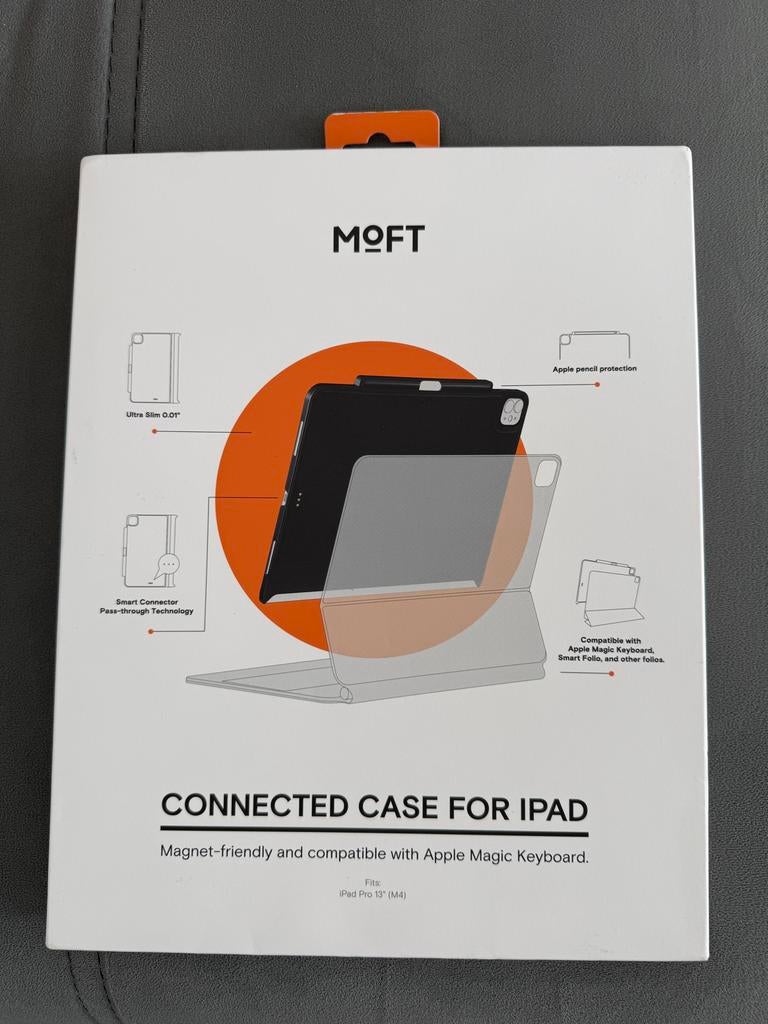 MOFT Connected Case voor iPad Pro 13" (M4) - Nieuw, Computers en Software, Tekentablets, Ophalen of Verzenden, Zo goed als nieuw