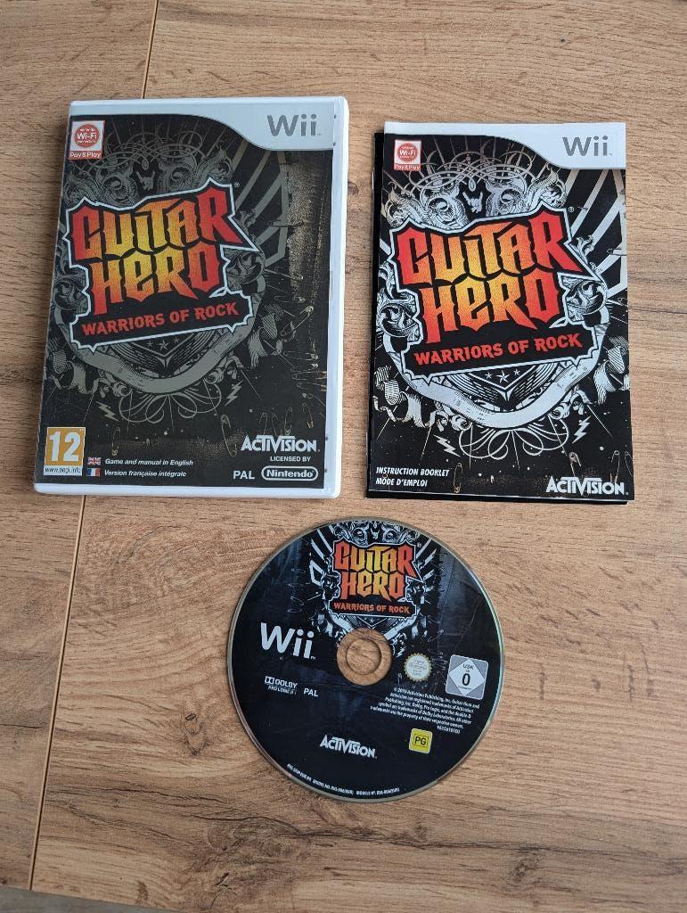 Guitar hero warriors of rock Wii, Spelcomputers en Games, Games | Nintendo Wii, Muziek, 1 speler, Ophalen of Verzenden, Zo goed als nieuw