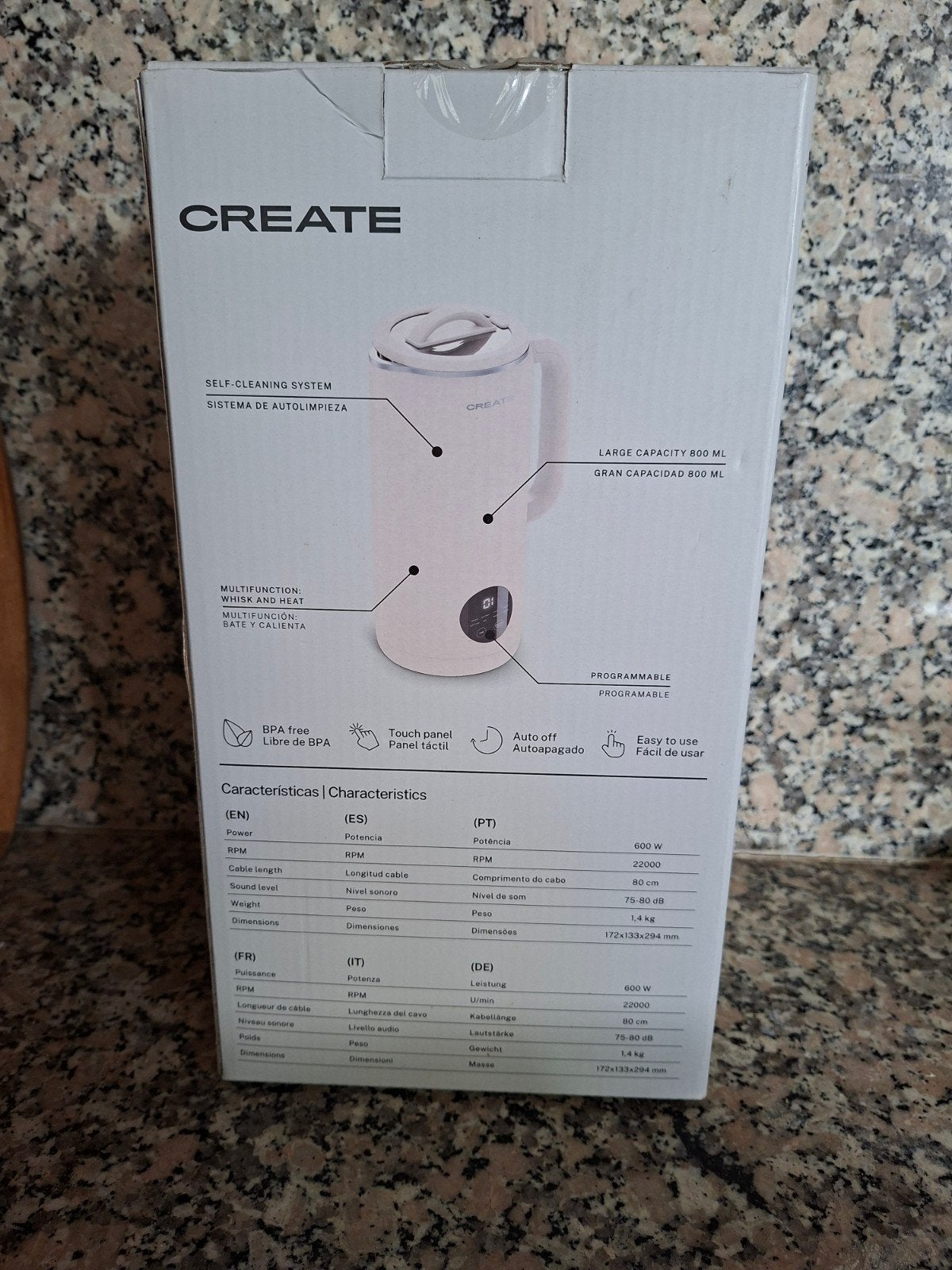 CREATE Vegan Melkmaker Studio - Amandelmelk & Notenmelk, Overige typen, Ophalen, Zo goed als nieuw, Overige merken