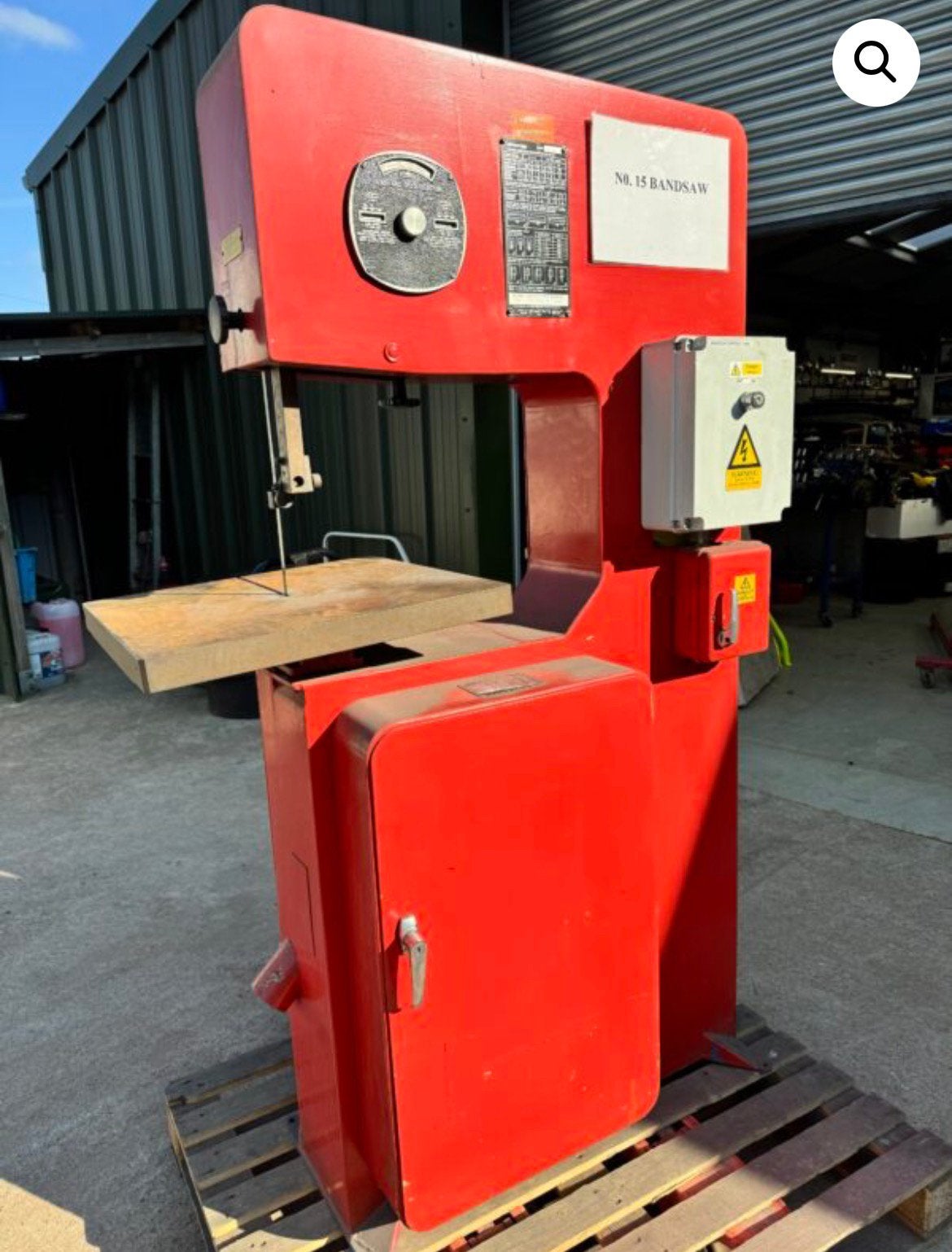 Startrite lintzaagmachine 20RF met 3 reserve zaaglinten 380V, Ophalen, Gebruikt, Lintzaag