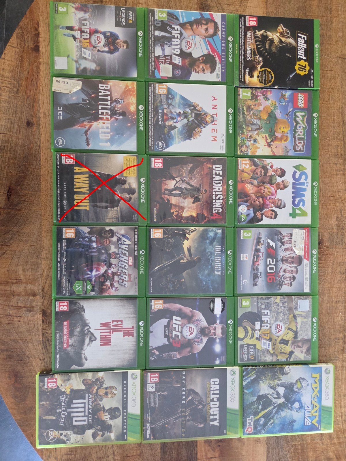 Diverse Xbox One Games - Actie, Sport, RPG en meer!, Spelcomputers en Games, Gebruikt, Vanaf 18 jaar, Overige genres, Ophalen of Verzenden
