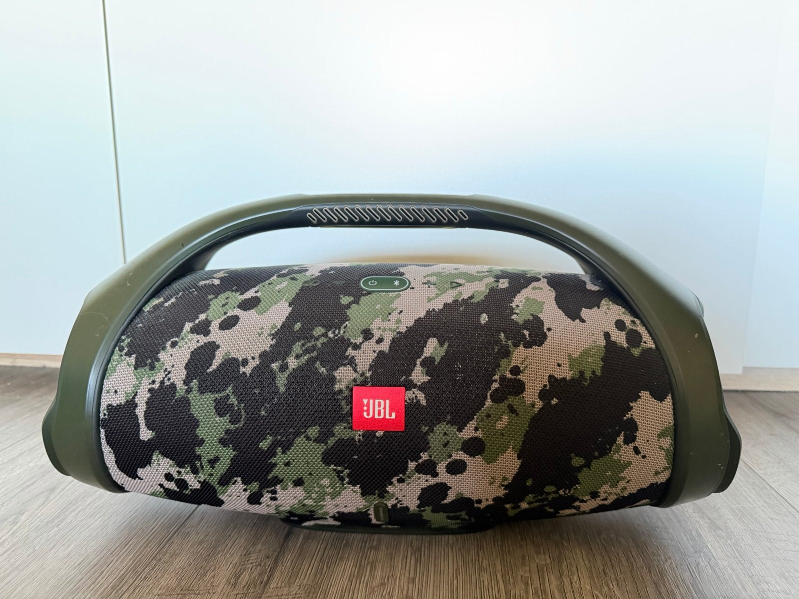 JBL Boombox 2 Camo - Krachtige Draagbare Bluetooth Speaker, Ophalen, JBL, Zo goed als nieuw, Bluetooth