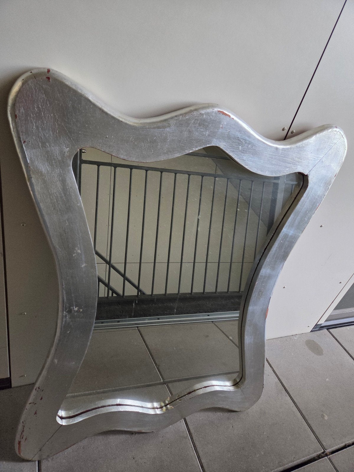 Vintage ladekastje met spiegel - Zilverkleurig, Ophalen