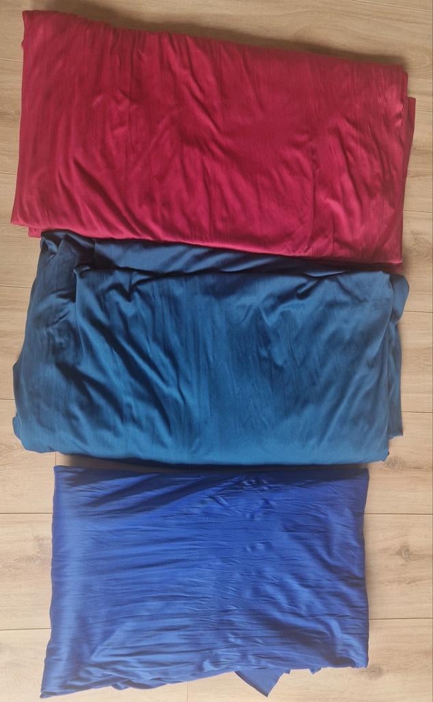 Polyester interlock stretch ruim 50m in 6 stukken, Caravans en Kamperen, Ophalen of Verzenden, Gebruikt