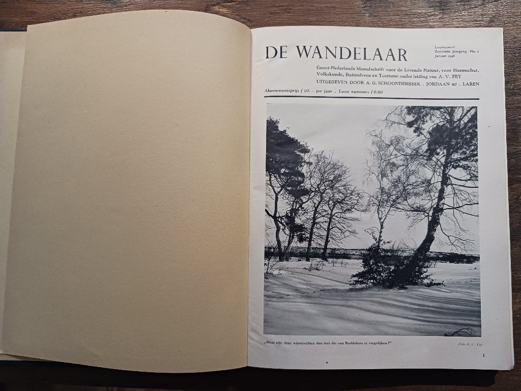 gebonden magazines Natuur, Buitenleven etc. 1948 t/m 1950, Boeken, Ophalen, Zo goed als nieuw, Natuur algemeen