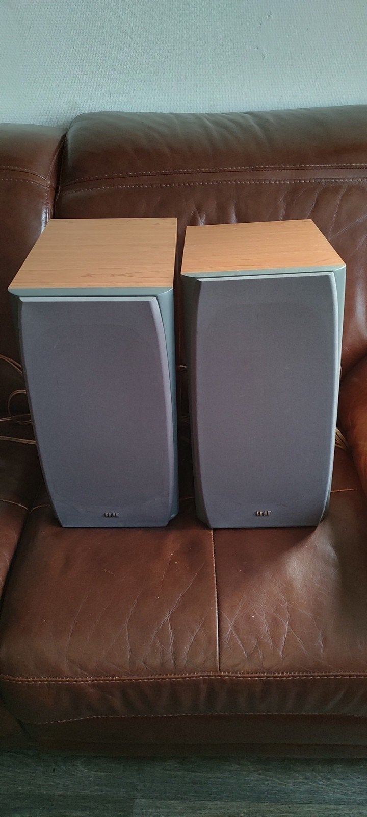 Elac BS 53 Boekenplank Luidsprekers - 55/70 Watt, 4-8 Ohm, Gebruikt, 60 tot 120 watt, Boekenplank luidspreker, Ophalen