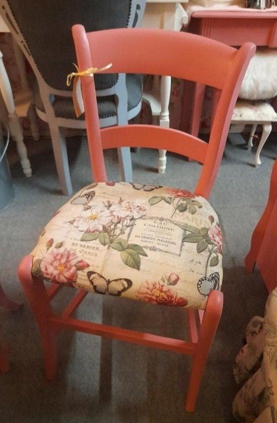 1 x brocante stoeltje, Antiek en Kunst, Antiek | Meubels | Stoelen en Banken, Ophalen