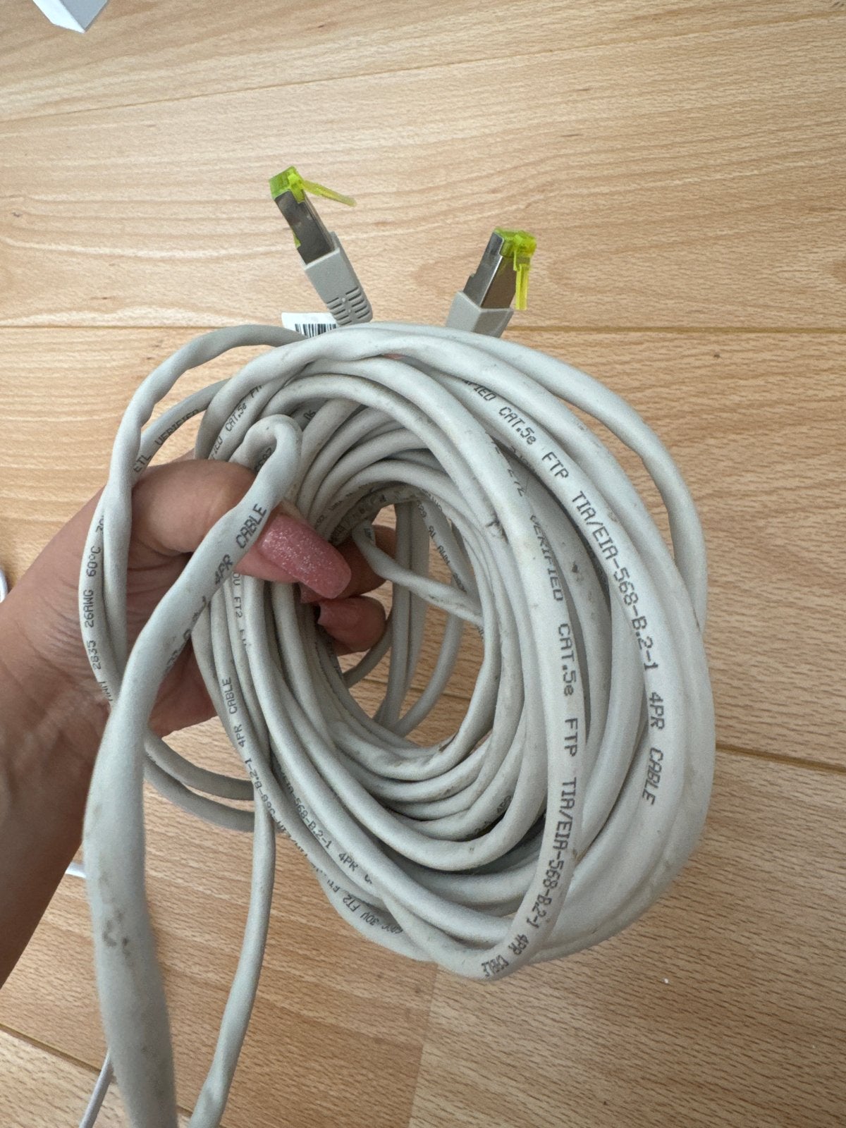 CAT.5e FTP TIA/EIA-568-B.2-1 4PR Kabel, Ophalen of Verzenden, Nieuw