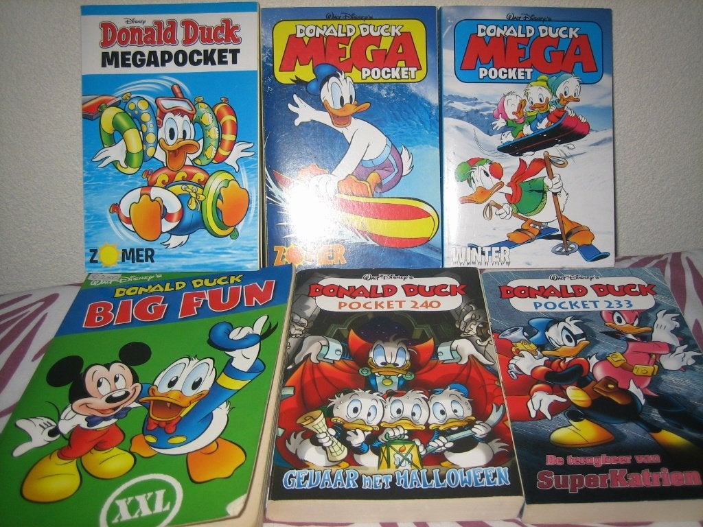 Donald Ducks pockets, Meerdere stripboeken, Ophalen of Verzenden, Zo goed als nieuw