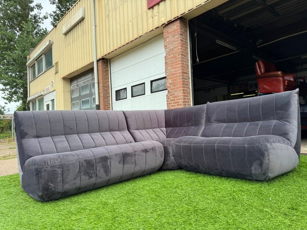 Hoekbank relax bank stof design bankstel+Gratis bezorging!, Geen, Design, 125 cm of meer, Ophalen of Verzenden