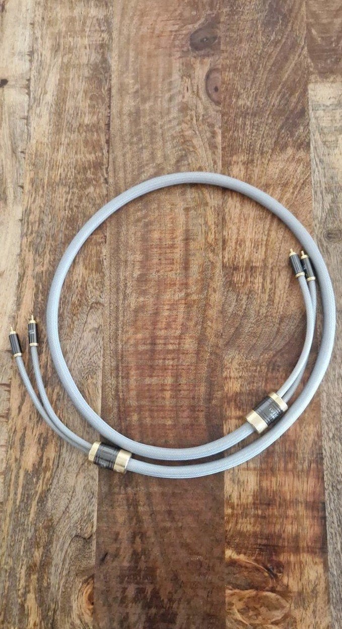 LUDIC audiokabel - Hoogwaardige interlink 1,5 meter, Ophalen, Zo goed als nieuw, Minder dan 2 meter, Interlink-kabel