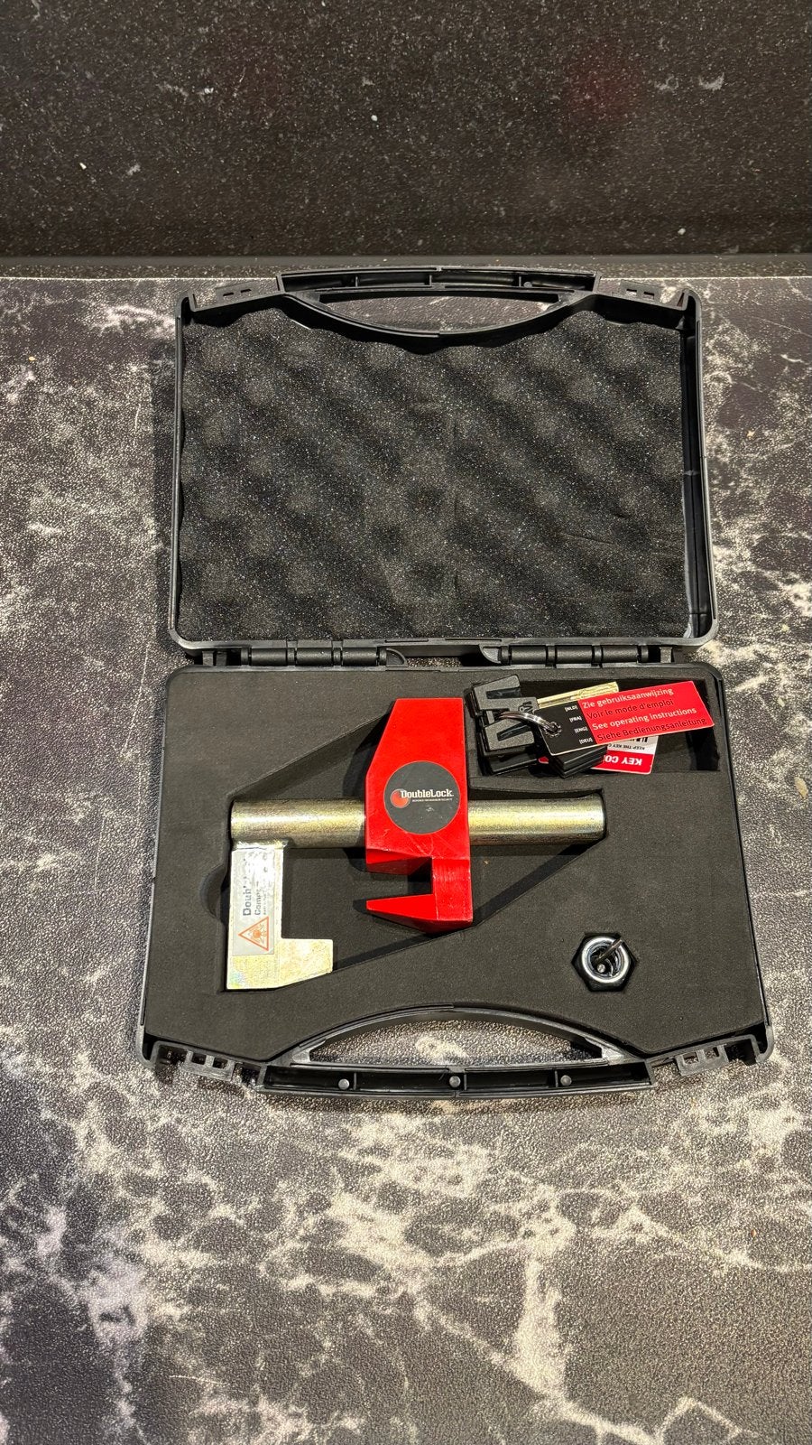 DoubleLock Compact Eagle SCM gekeurd disselslot, Ophalen, Zo goed als nieuw