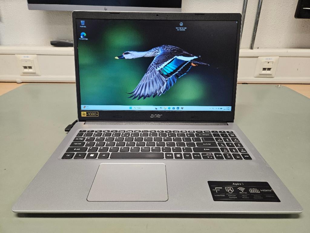 Acer Aspire 3 15'6 inch laptop Windows 11, Ophalen, Gebruikt, 2 tot 3 Ghz, 8 GB