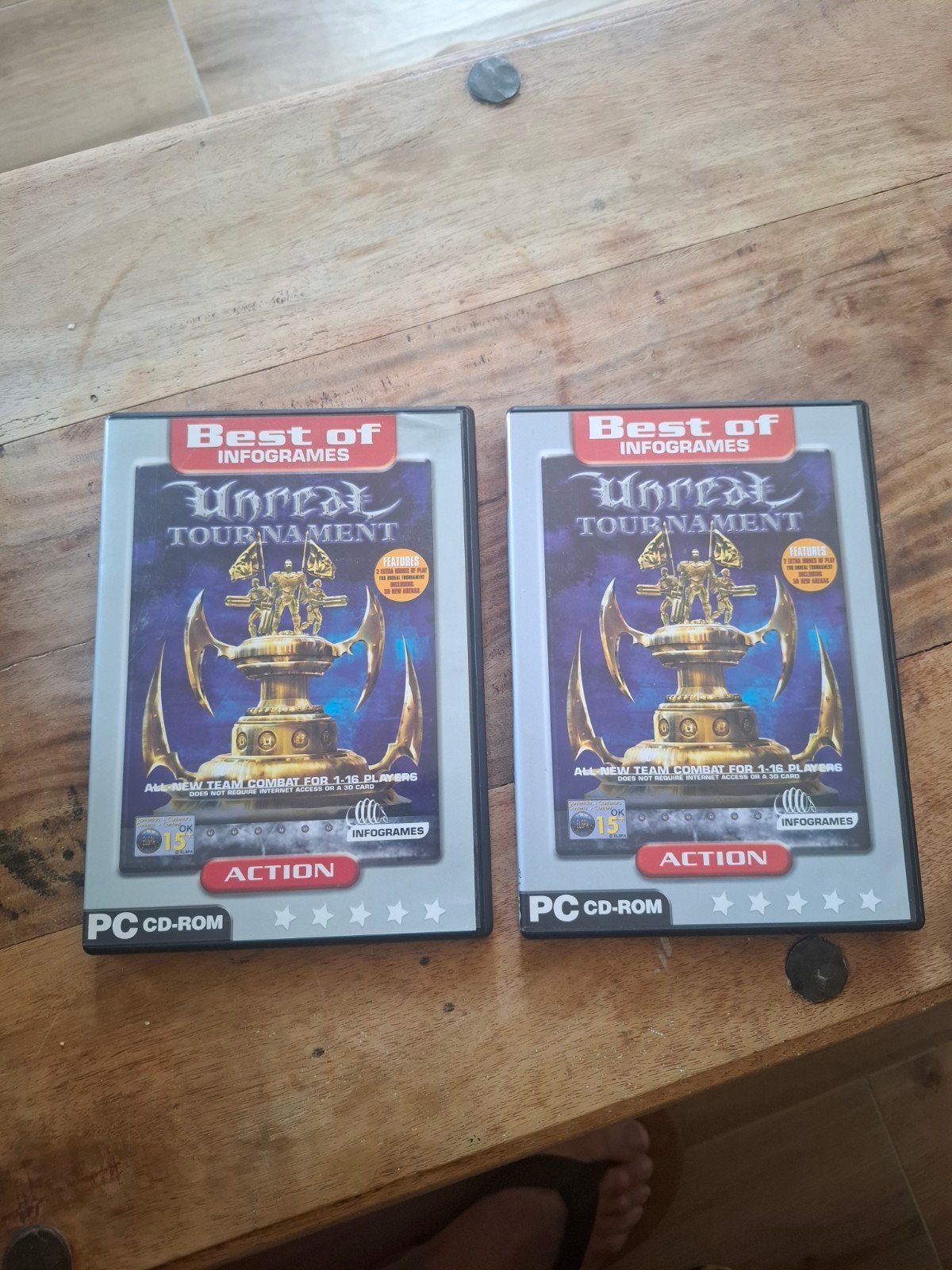 Unreal Tournament PC CD-ROM (2 stuks), Online, Gebruikt, Shooter, Ophalen of Verzenden