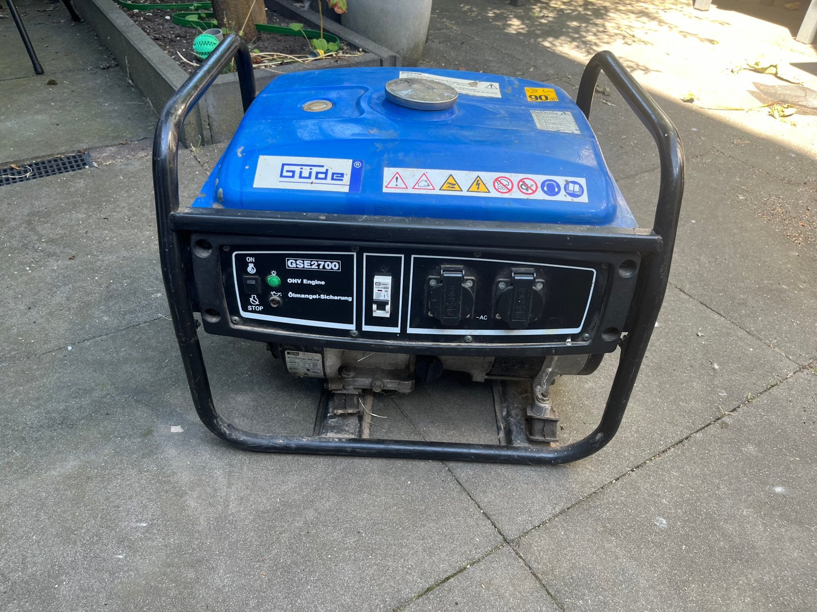 GSE2700 generator / aggregaat, Ophalen, Gebruikt