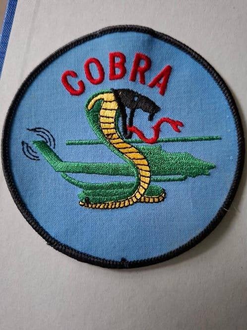 US Army AH-1 Cobra Attack Helicopter patch, Ophalen of Verzenden, Zo goed als nieuw, Patch, Badge of Embleem