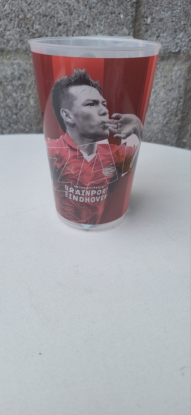 Psv stadion beker Hirving Lozano bavaria (27426), Cup concept, Overige typen, Ophalen of Verzenden, Zo goed als nieuw