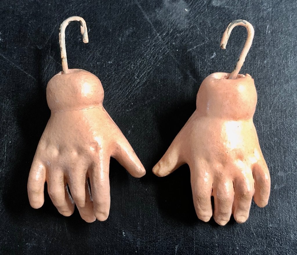 Poppenhandjes, handjes voor antieke Franse pop, o.a. Jumeau, Verzenden, Gebruikt, Accessoires