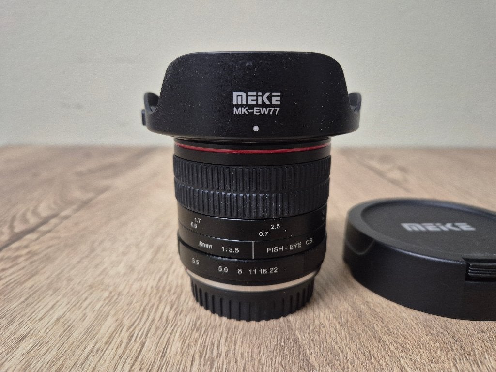 Meike Fisheye lens voor Canon EF/EF-S (o.a. EOS 800D, 80D, Ophalen, Overige merken, Fisheye-lens, Zo goed als nieuw